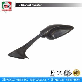 Approved FAR fairing mirror right 7123 black for Yamaha T-Max