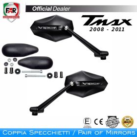 Coppia specchietti manubrio omologati FAR 7233/7234