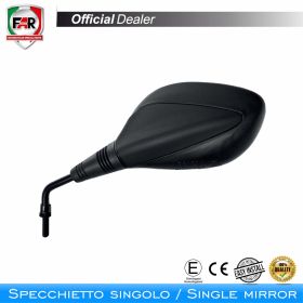 Specchietto manubrio omologato FAR 7246 destro nero
