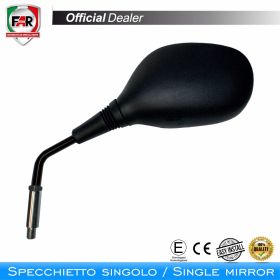 Specchietto manubrio omologato FAR 7250 destro nero
