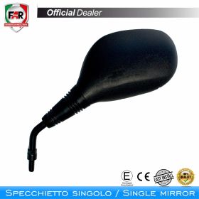 Specchietto manubrio omologato FAR 7254 destro nero