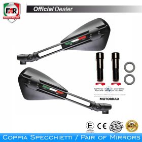 Coppia specchietti manubrio omologati FAR 7283/7284