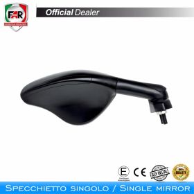 FAR Left Fairing Mirror Approved 7299 Black for Honda CBR 600 RR