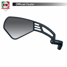 Specchietto manubrio omologato FAR sinistro 7335 nero per Yamaha T-Max