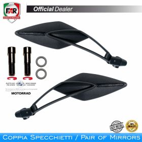 Coppia specchietti manubrio FAR 7342/7343 per Yamaha T-Max
