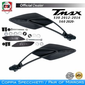 Coppia specchietti manubrio FAR 7342/7343 per Yamaha T-Max