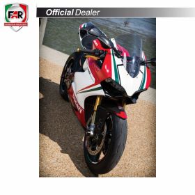 Coppia specchietti carena omologati FAR 7392/7393 neri per Ducati