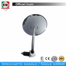 Miroir de bout de guidon réversible universel en chrome FAR 7454
