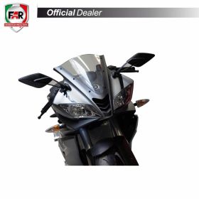 FAR Right Fairing Mirror 7462 Black for Honda