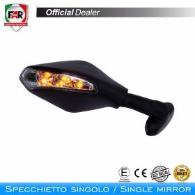 FAR 7511 Universal Left Black Fairing Mirror