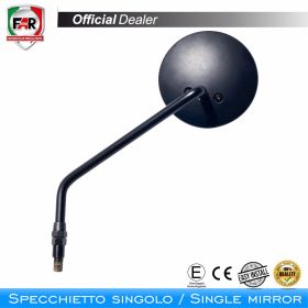 FAR 7580 Universal Right Black Approved Handlebar Mirror