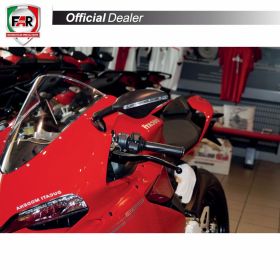 FAR Left Fairing Mirror Approved 7587 Black for Ducati