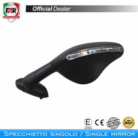 FAR approved right fairing mirror 7588 black for Ducati