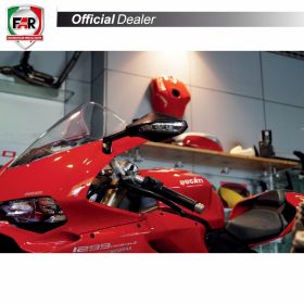 Specchietto carena omologato FAR sinistro 7593 nero per Ducati