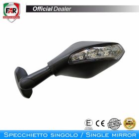 Specchietto carena omologato FAR destro 7594 nero per Ducati