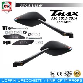 Coppia specchietti manubrio omologati FAR 7635/7636