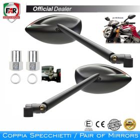Coppia specchietti manubrio omologati FAR 7654/7655