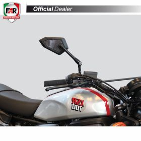 FAR 7680 Right Handlebar Mirror Carbon Look Universal