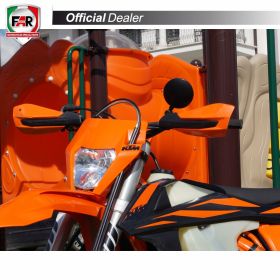 Coppia specchietti manubrio omologati FAR 7699/7699 neri universali