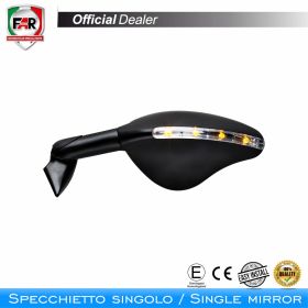 FAR Right Fairing Mirror 7720 Black Approved for Ducati Panigale V4