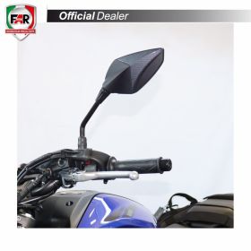 Specchietto manubrio FAR 7770 sinistro universale nero