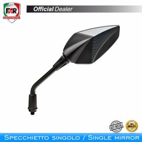 Specchietto manubrio FAR 7771 destro universale nero