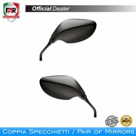 Coppia specchietti manubrio FAR 7784/7785 neri