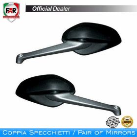 Coppia specchietti manubrio FAR 7817/7818 neri