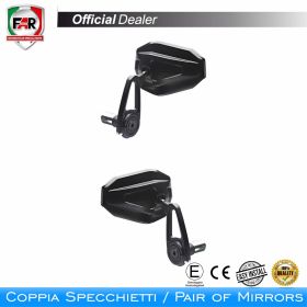 FAR 7820/7820 Schwarze Bar-End-Spiegel genehmigt für Yamaha T-Max