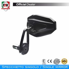 Miroir de guidon noir réversible FAR 7820 approuvé pour Yamaha T-Max