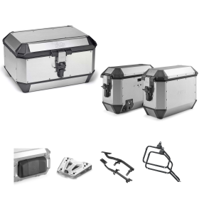 GIVI TREKKER ALASKA Aluminium Topcase 56/36L für HONDA