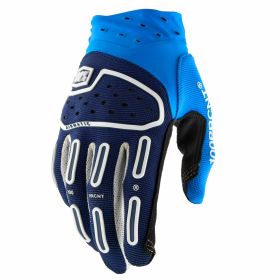 100% AIRMATIC 2 Blue Motocross Gloves