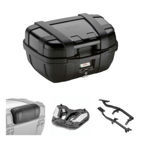 GIVI TREKKER 52L Schwarzes Topcase-Kit für YAMAHA MT07
