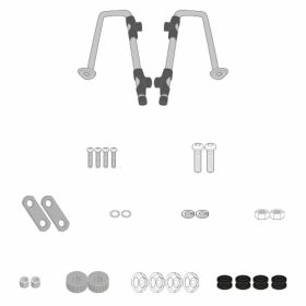 GIVI transparent windshield 38.5x40cm for HONDA C 125 A SUPER CUB ABS