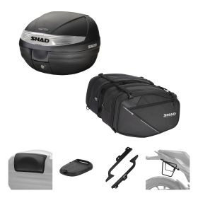 SHAD Komplettset SH29 schwarz und SL58 schwarz für KTM Duke 125/390