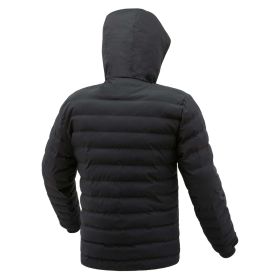Piumino eco TUCANO URBANO TOPFIVE HYDROSCUD nero laminato con protezioni