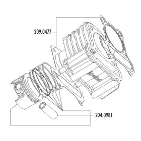 POLINI Thermogruppe D.59 Hub 57,9 158cc