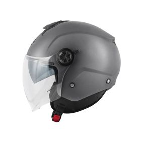 Casque demi-jet KAPPA KV60 Basic titane mat