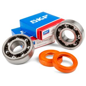 STAGE6 R/T MOTOR KURBELWELLEN ÜBERHOLUNGSSATZ MIT POLYMERKäFIG FüR MINARELLI AM6, 20MM WELLE.