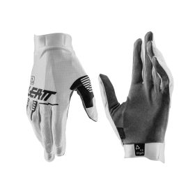 LEATT Moto 1.5 Kids gloves white black grey ultra-lightweight
