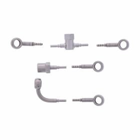 JMP 4 Stahlbremsleitungen Kit HBF-0613-V Silber für BMW R 1200