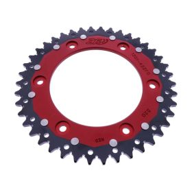 ZF Couronne 42 Dents Pas 520 Rouge Noir Double pour Honda CRF 300