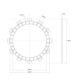 FCC Clutch Disc Kit 8 Discs
