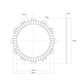 FCC 8 Plate Clutch Disc Kit