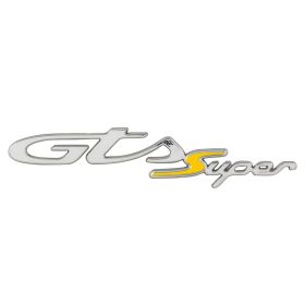 Targhetta PIAGGIO GTS Super cofano destra