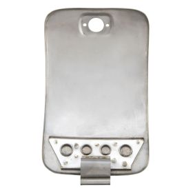 Sportello scatola portatrezzi PREMIUM QUALITAT acciaio inox lucido per Lambretta