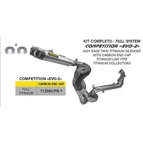 ARROW Competition Evo2 complete exhaust titanium for Ducati StreetFighter V2