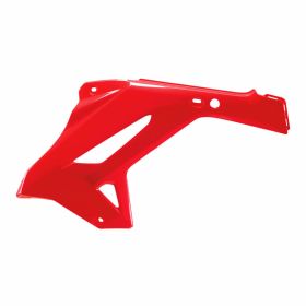 Coppia fianchetti radiatore POLISPORT rosso per Honda CR