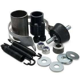 Voca Cross Auspuffsystem Ersatzteilset Carbon 80-90 für Rieju Mrt