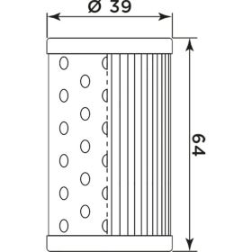 Filtro olio MEIWA RE2003 per ROYAL ENFIELD
